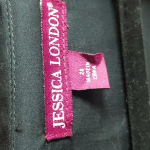 Jessica London black button down shirt